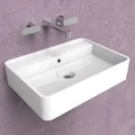 Умывальник подвесной Flaminia Miniwash 60х42, белый матовый (MW60S LATTE MILKY WHITE) - Фото 1
